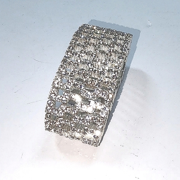 Silver and Diamond Accent Bracelet - Picture 1 of 13
